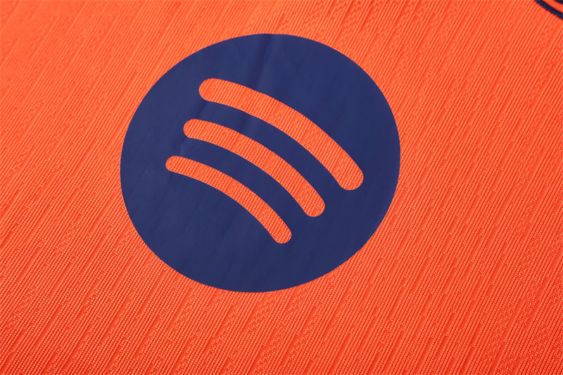 2025-26 Barcelona Orange training suit Adults Or Children