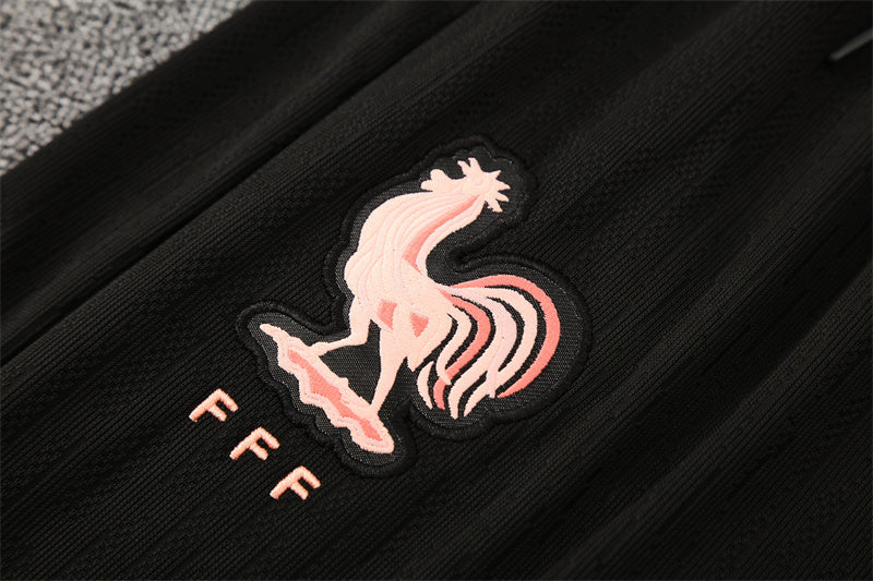 2025-26 France Black Training Suit S-2XL
