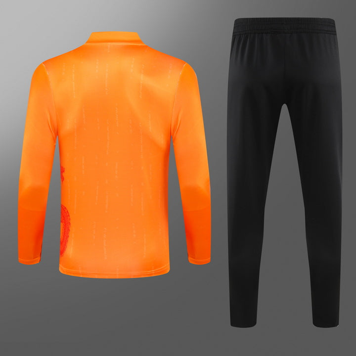 2024-25 Real Madrid Orange Special Edition Training Suit S-2XL