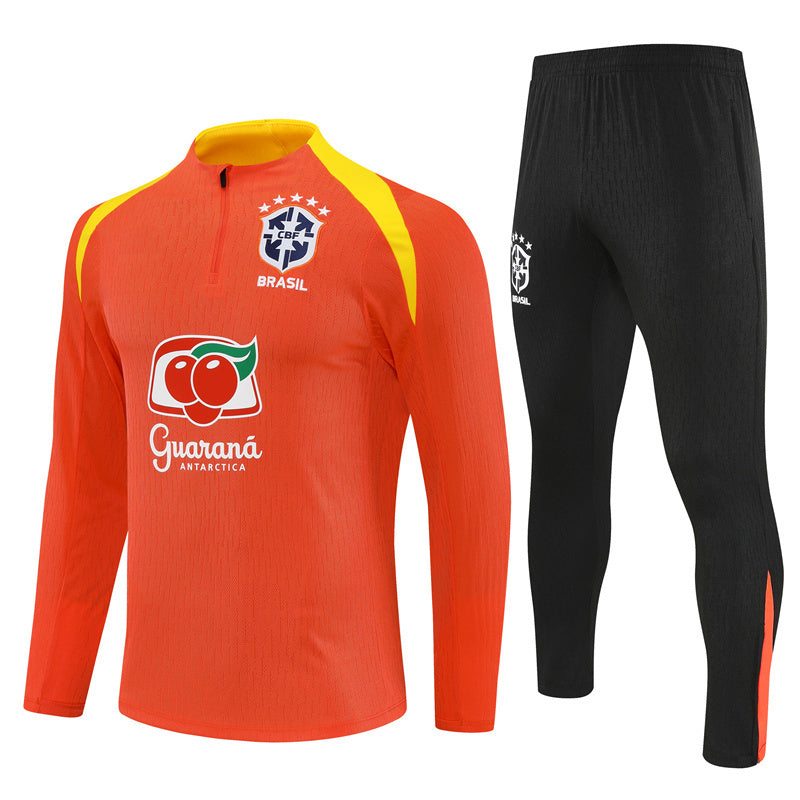 2025-26 Brazil Orange Training Suit S-2XL