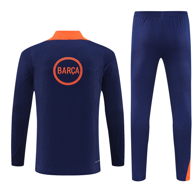 2025-26 Barcelona Blue Orange [Camouflage] Training Suit S-2XL