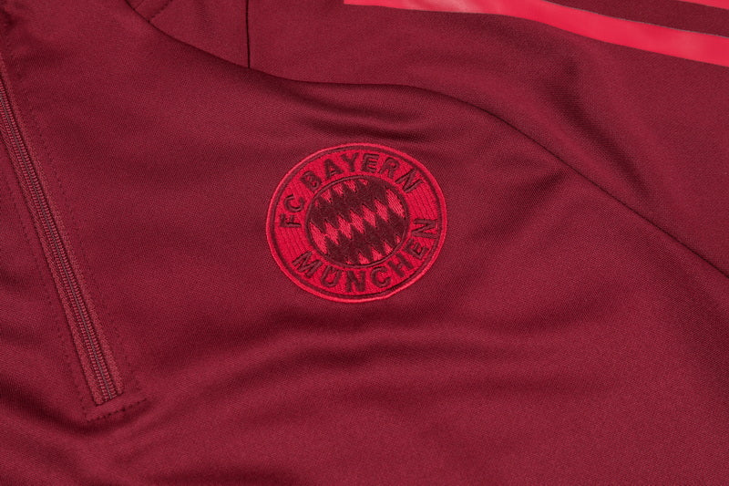 2024-25 Bayern Munich Red Training Suit S-2XL