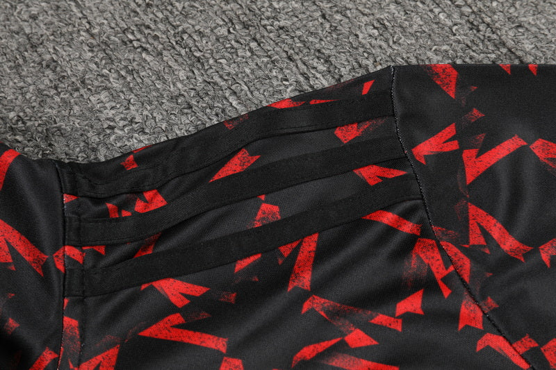 2024-25 Manchester United Red and Black Training Suit S-2XL