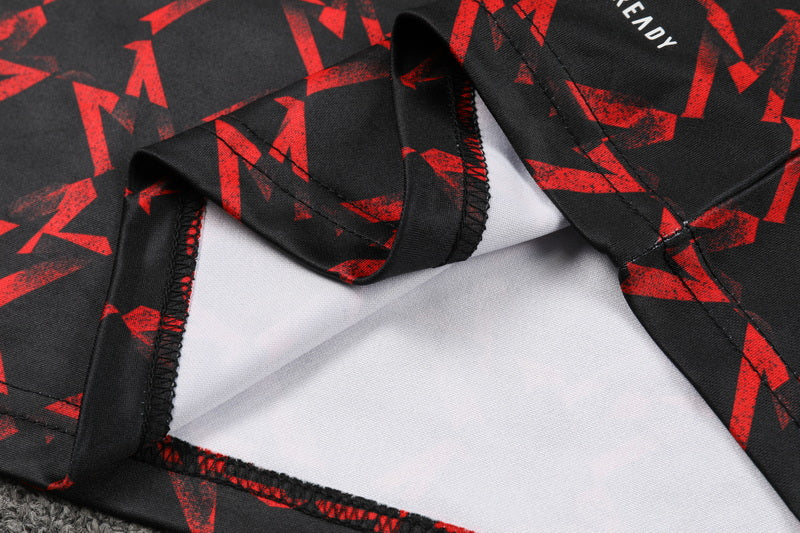 2024-25 Manchester United Red and Black Training Suit S-2XL