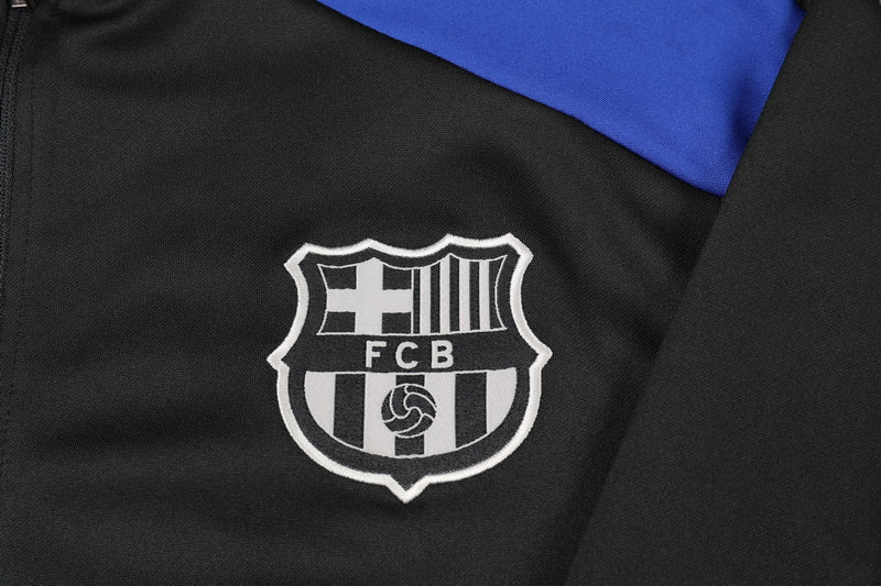 2024-25 Barcelona Black Training Suit Adult Size S-2XL