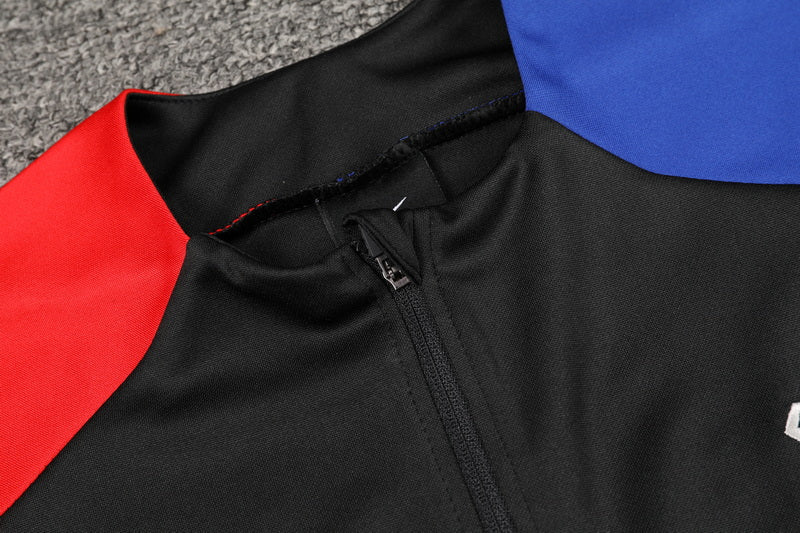 2024-25 Barcelona Black Training Suit Kids Size 10-18