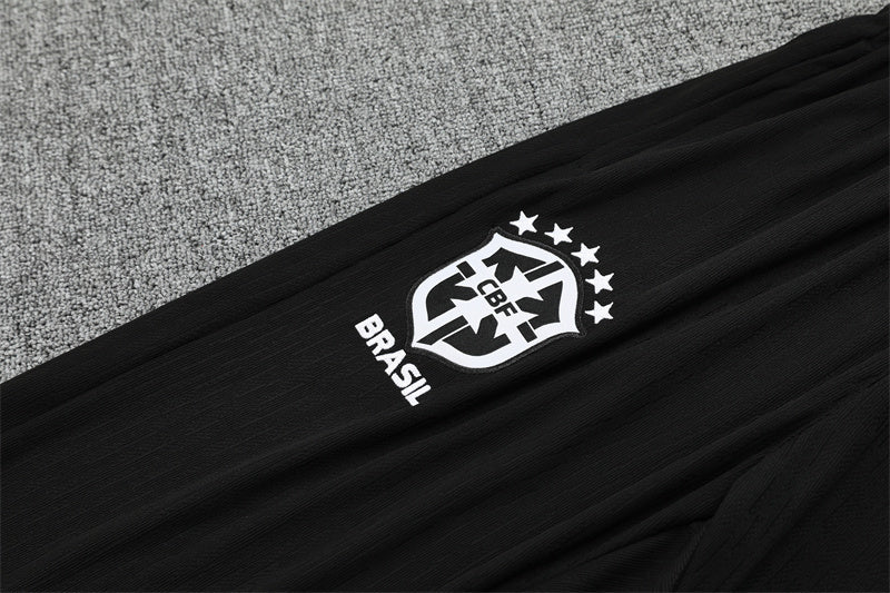 2025-26 Brazil Black Training Suit S-2XL