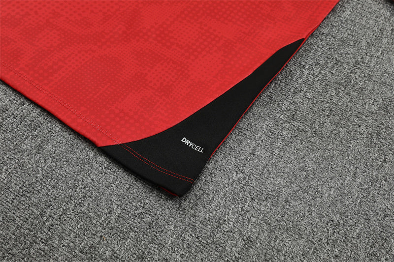 2025-26 AC Milan Red Training Suit Adults Or Children