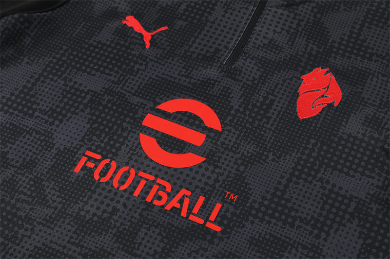 2025-26 AC Milan Black Training Suit Adults Or Children