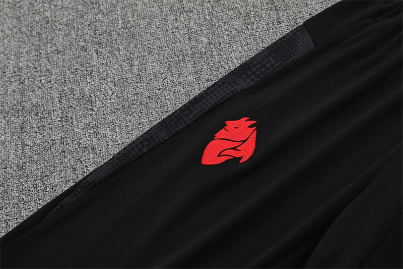 2025-26 AC Milan Red Training Suit Adults Or Children