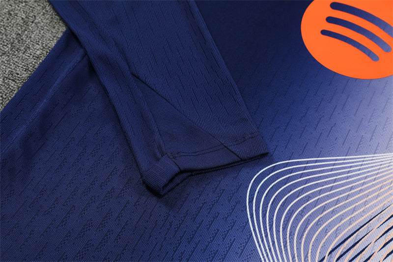 2025-26 Barcelona Blue Orange [Camouflage] Training Suit S-2XL