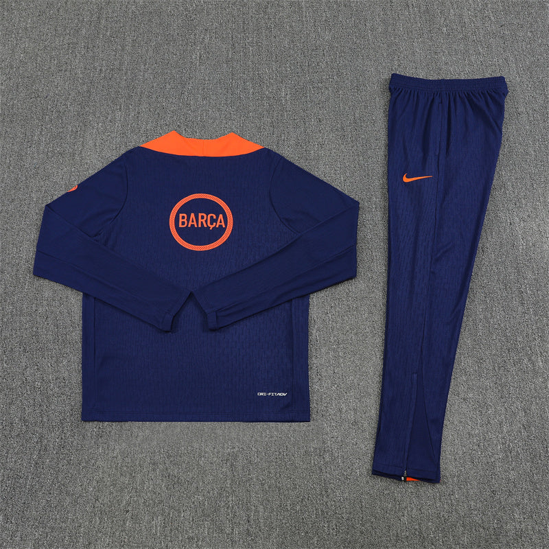 2025-26 Barcelona Blue Orange [Camouflage] Training Suit S-2XL