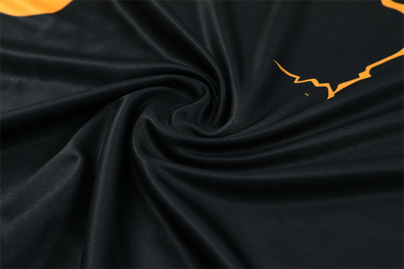 2025-26 Real Madrid Orange-Black training suit Adults Or Children