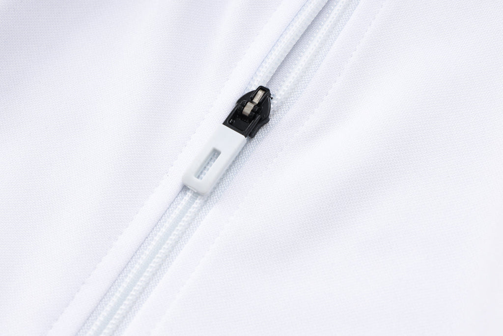 2024-25 Real Madrid White-Yellow Training Suit Kit Long zipper S-2XL