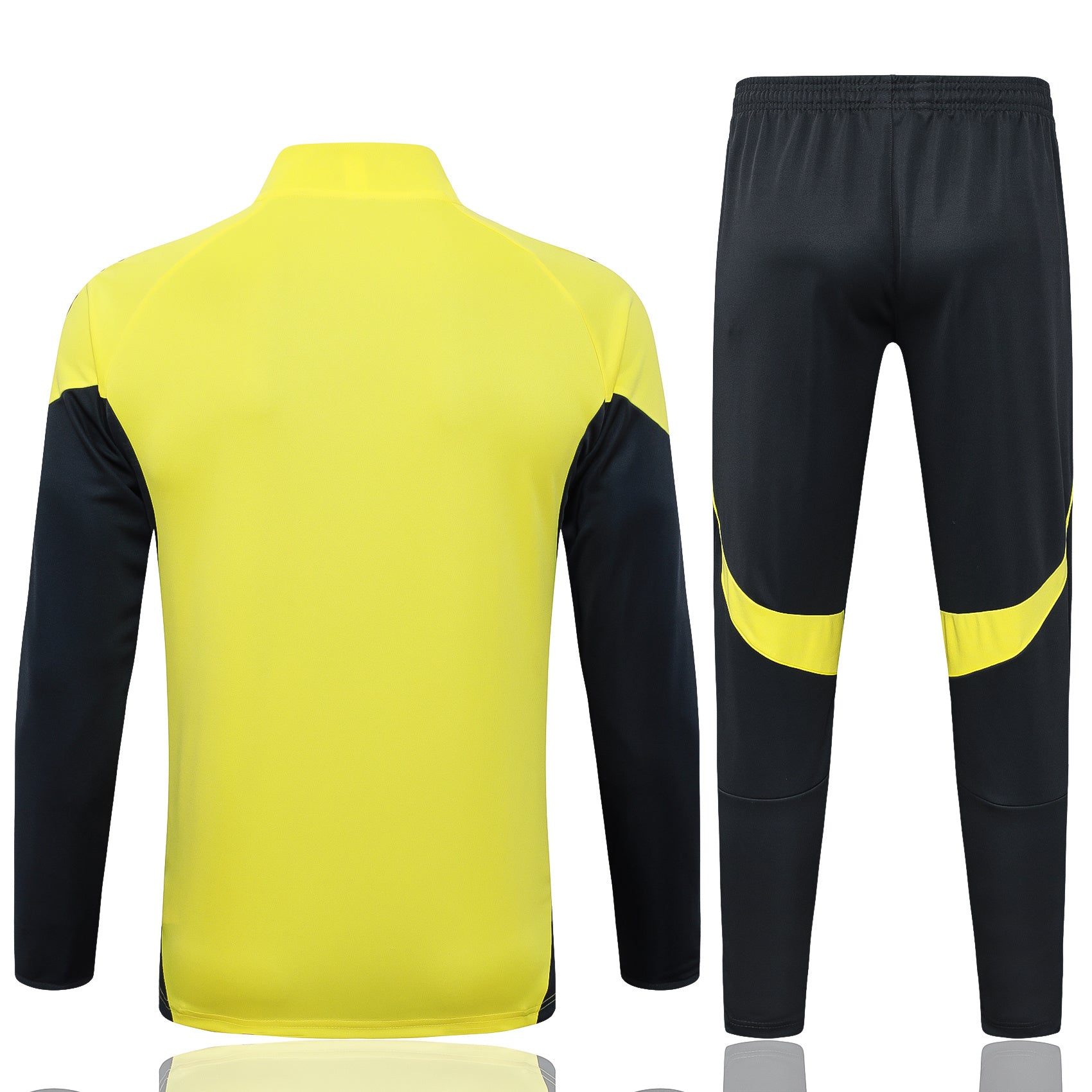 2025-26 Real Madrid Long zipper Yellow training suit S-2XL