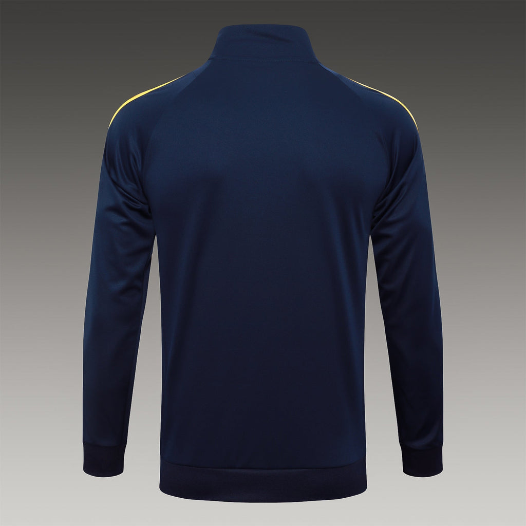 2024-25 Real Madrid Bule-Purple Training Suit Kit Long zipper S-2XL