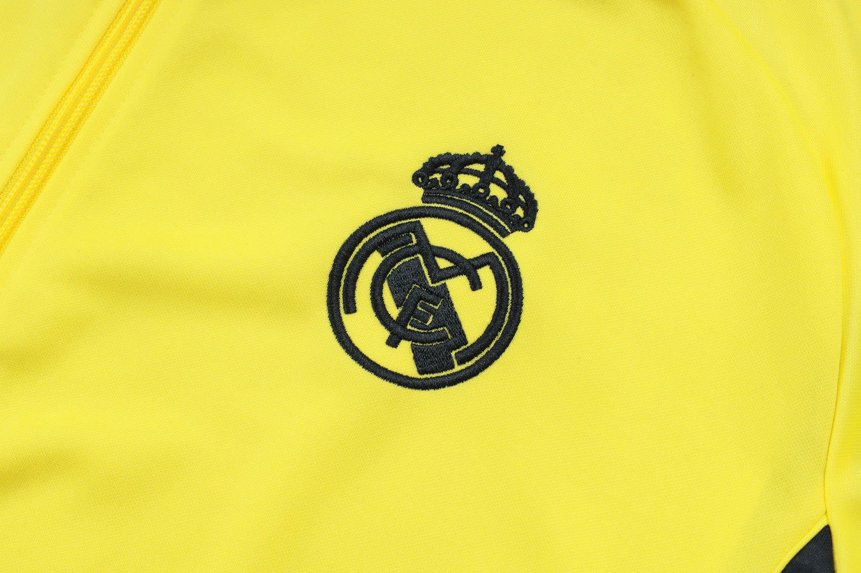 2025-26 Real Madrid Long zipper Yellow training suit S-2XL