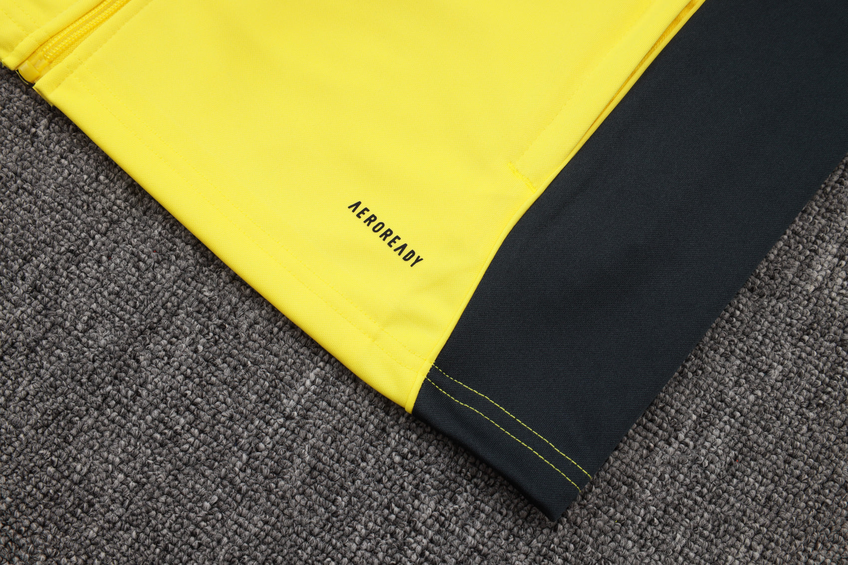 2025-26 Real Madrid Long zipper Yellow training suit S-2XL