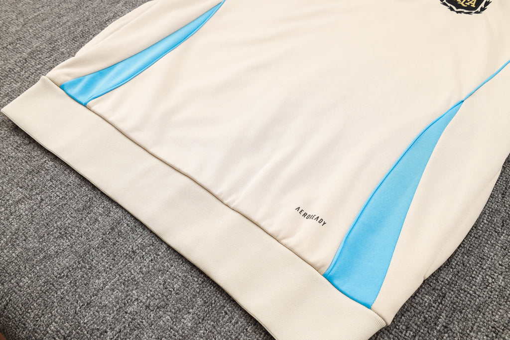 2024-25 Argentina Beige Training Suit S-2XL