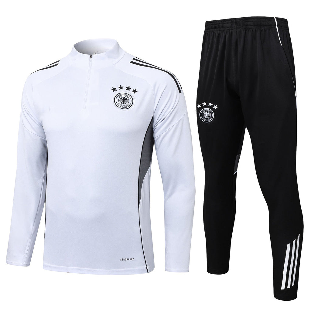 2025-26 Germany white (four-star crest) training suit Adults Or Children