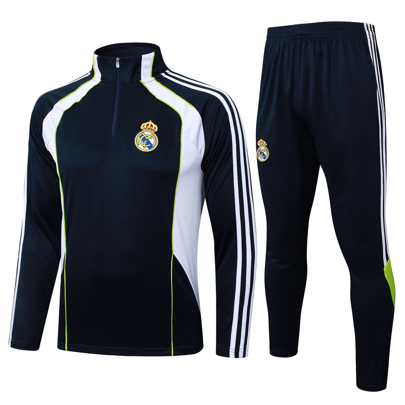 2025-26 Real Madrid Black Green training suit S-2XL