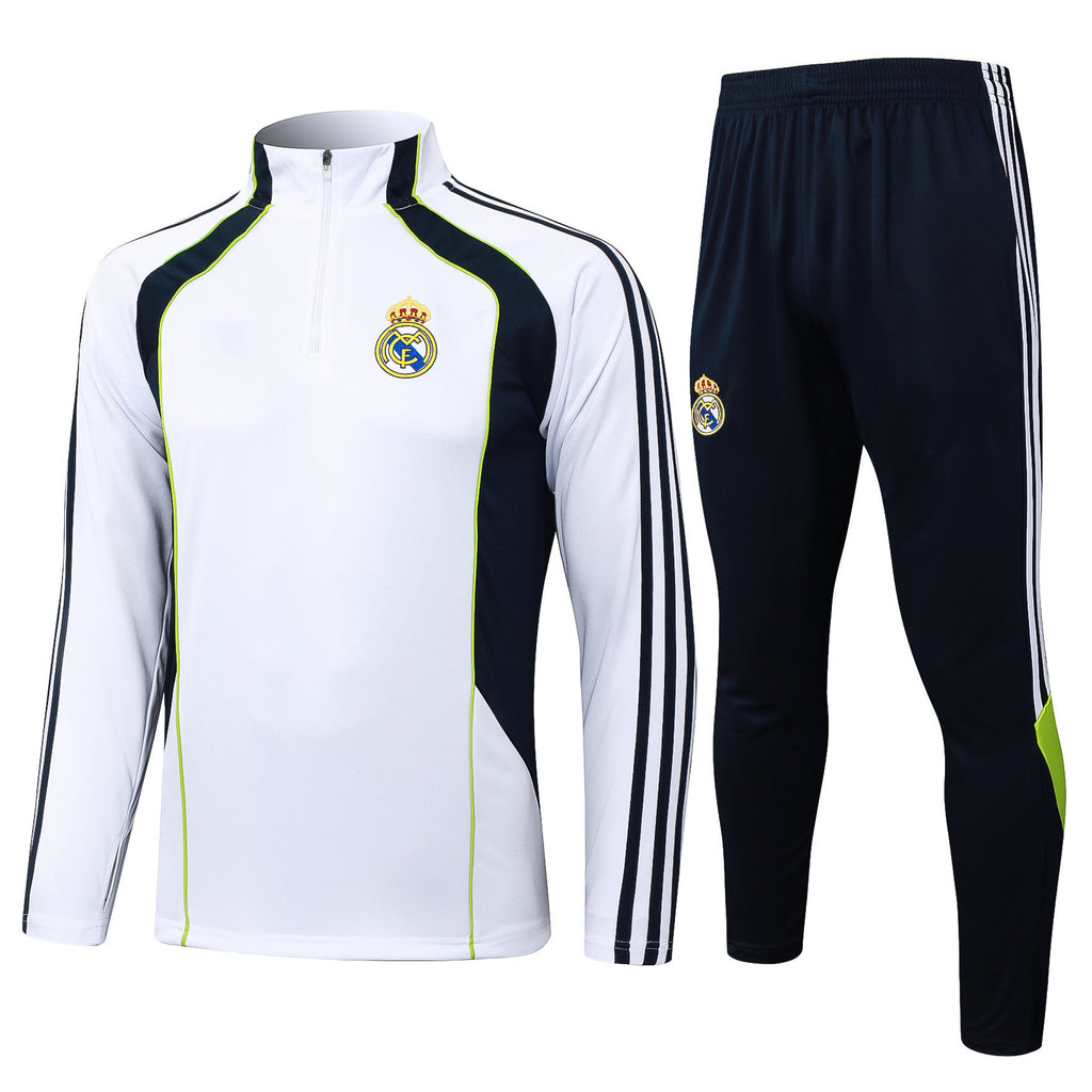 2025-26 Real Madrid White Green training suit S-2XL