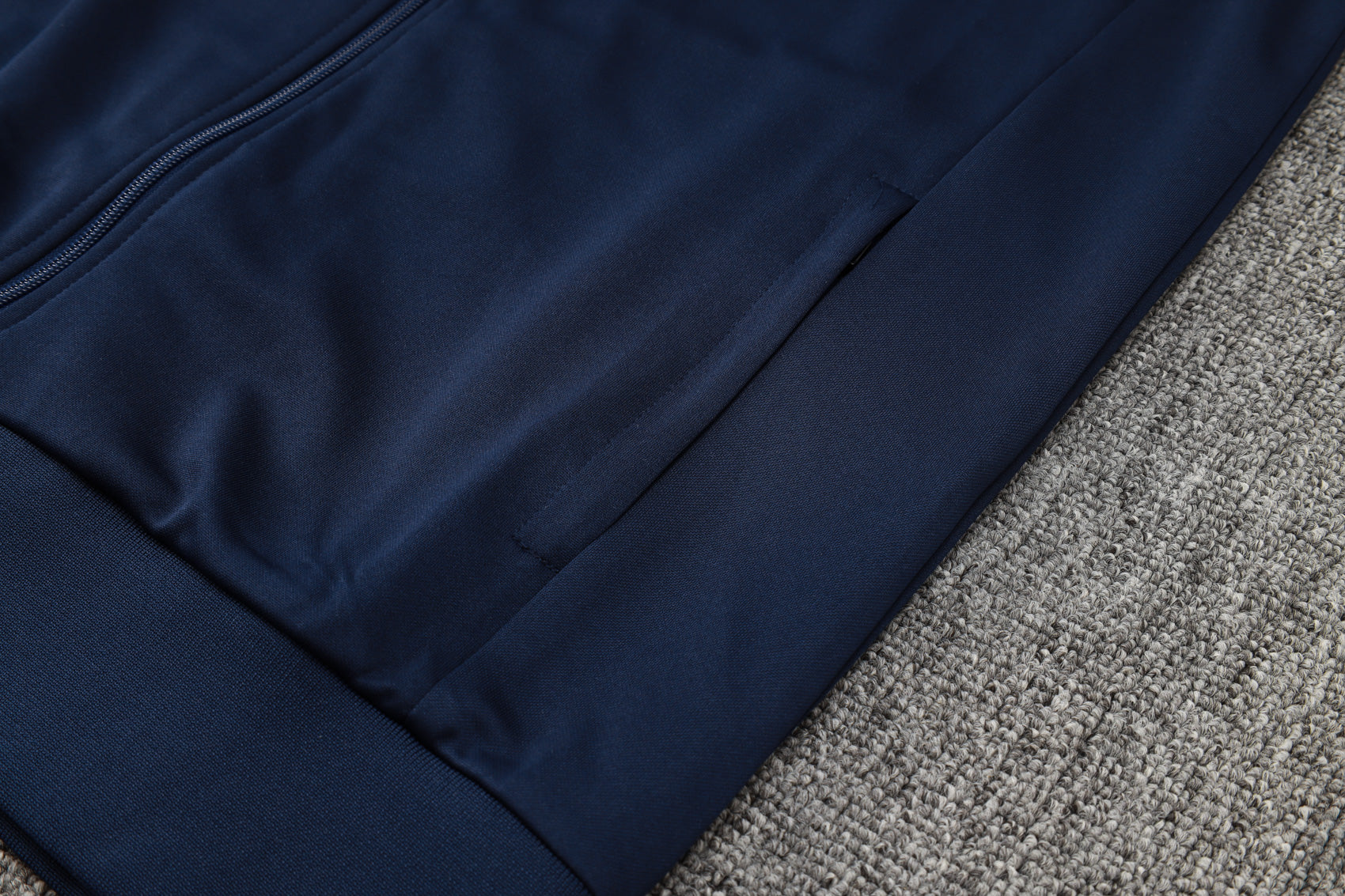 2024-25 Real Madrid Royal blue Training Suit Kit Long zipper S-2XL