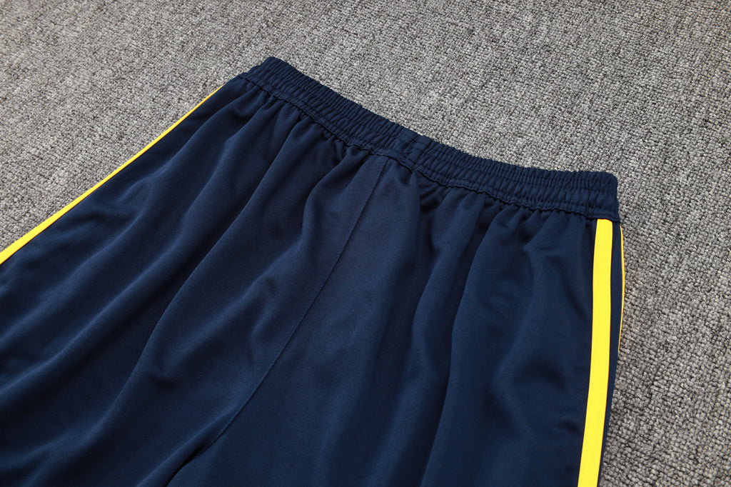 2024-25 Real Madrid Bule-Purple Training Suit Kit Long zipper S-2XL