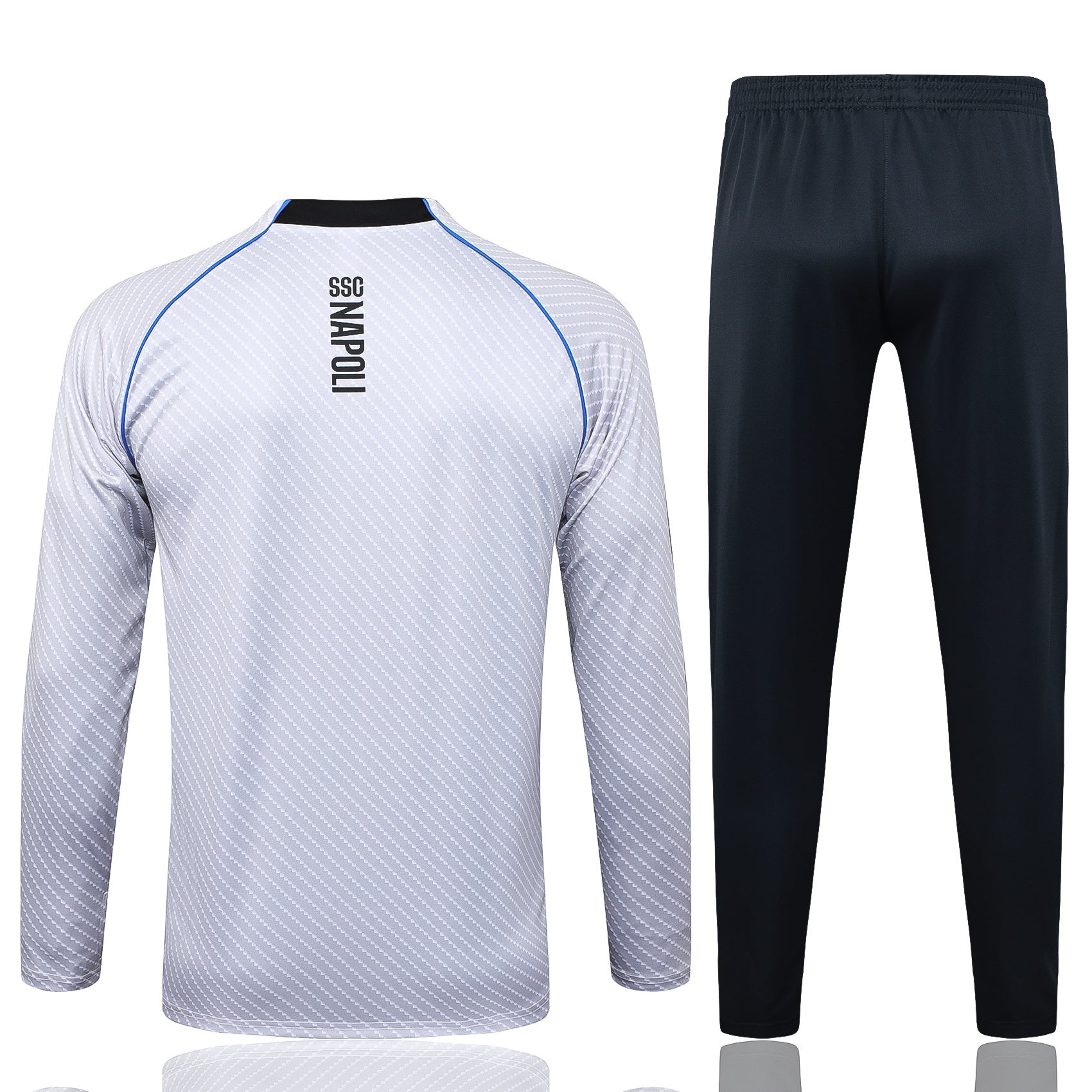 2025-26 Napoli light gray training suit Adults Or Children