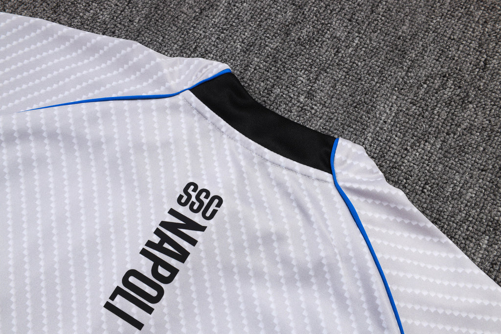 2025-26 Napoli light gray training suit Adults Or Children