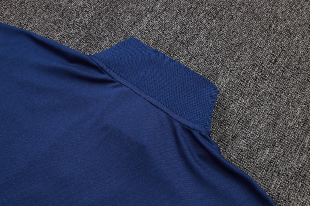 2025-26 Atletico Madrid Blue Long zipper training suit S-2XL