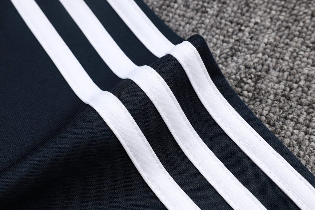 2025-26 Real Madrid Long zipper Black-Green training suit S-2XL