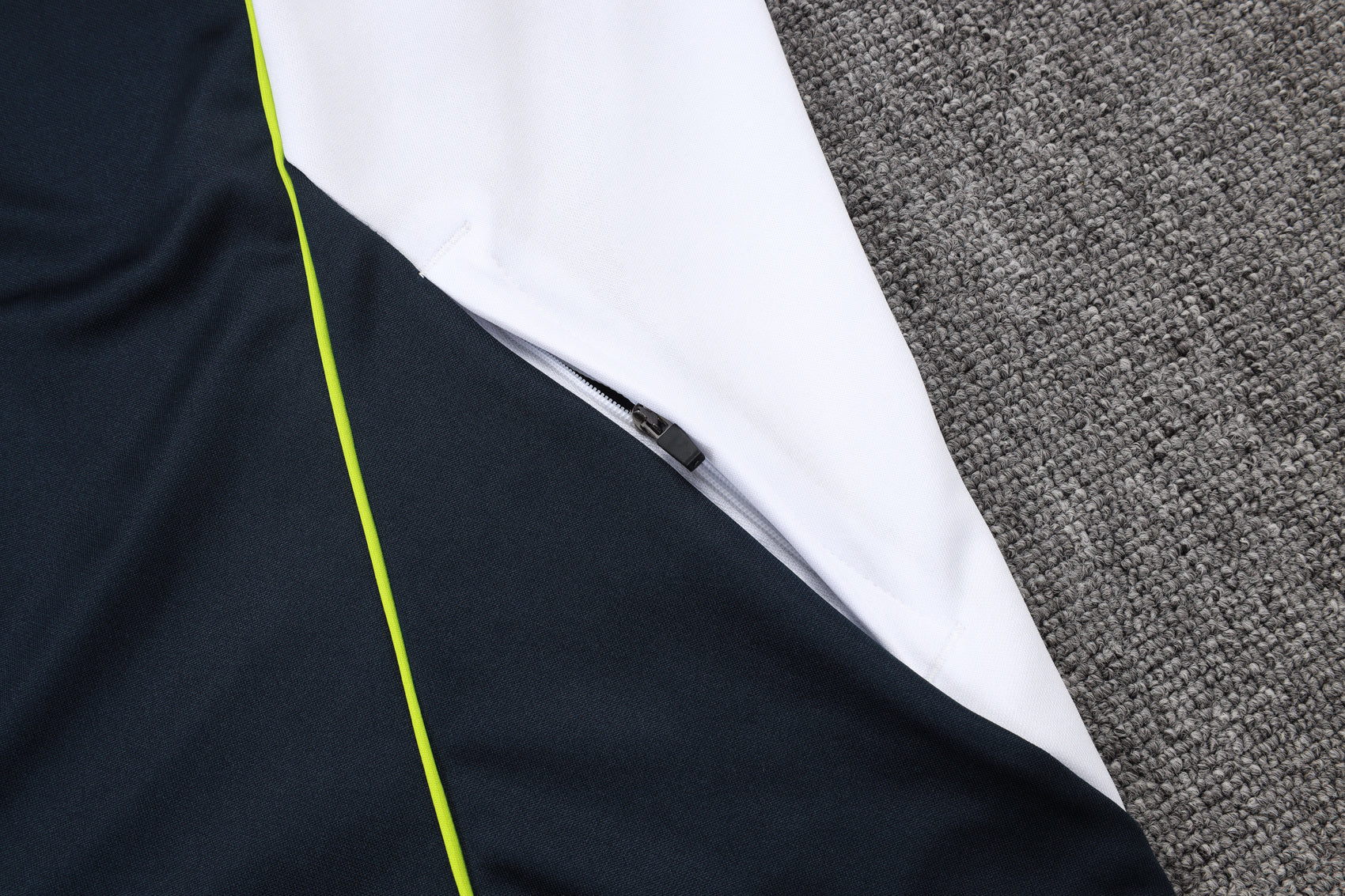 2025-26 Real Madrid Long zipper Black-Green training suit S-2XL