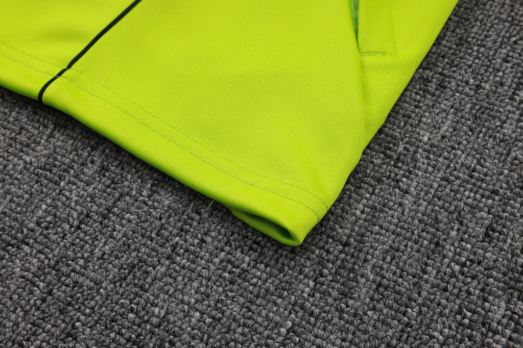 2025-26 Real Madrid Long zipper Grass Green training suit S-2XL