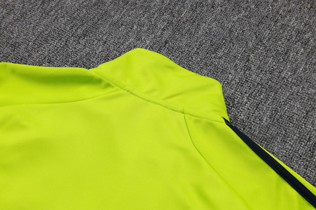 2025-26 Real Madrid Long zipper Grass Green training suit S-2XL