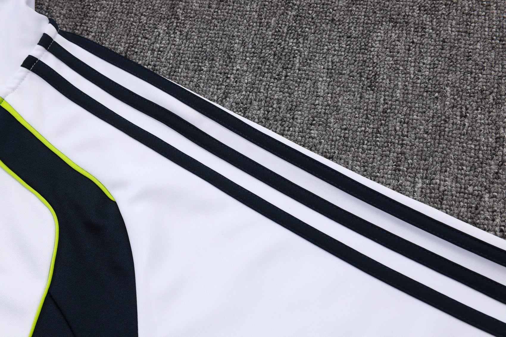 2025-26 Real Madrid Long zipper White-Green training suit S-2XL