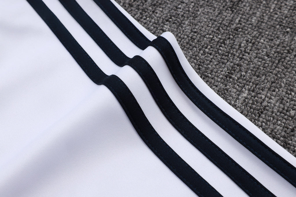 2025-26 Real Madrid Long zipper White-Green training suit S-2XL