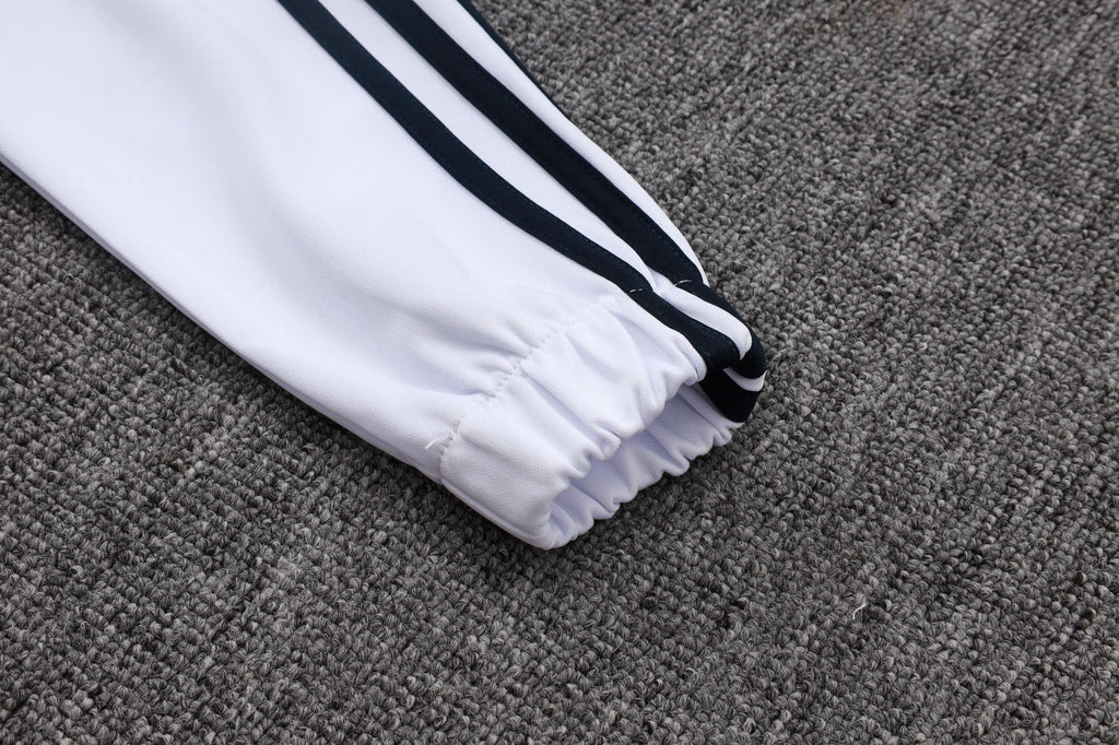 2025-26 Real Madrid Long zipper White-Green training suit S-2XL
