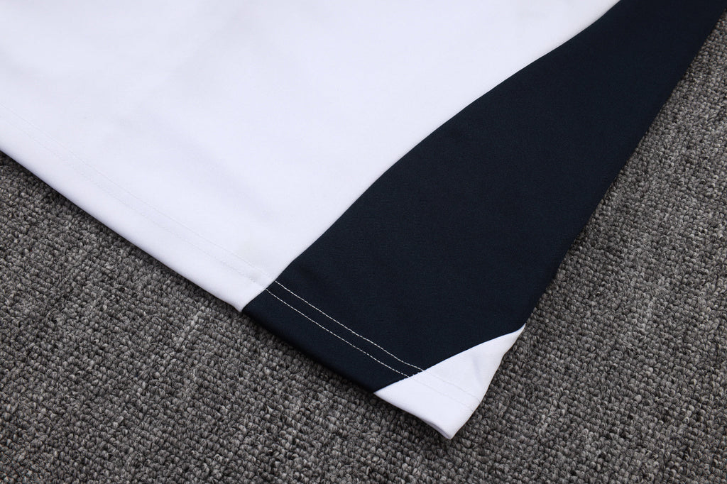 2025-26 Real Madrid Long zipper White-Green training suit S-2XL