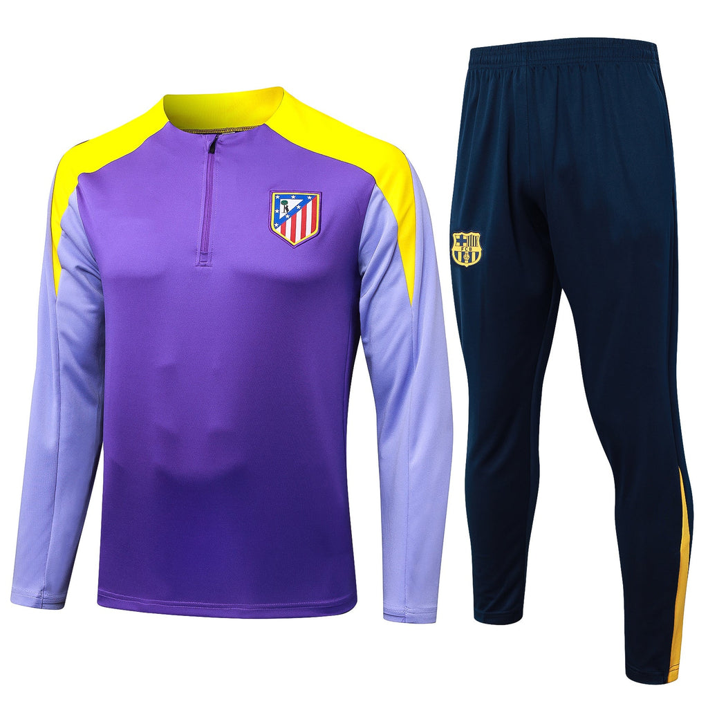 2025-26 Atletico Madrid Purple Training Suit S-2XL