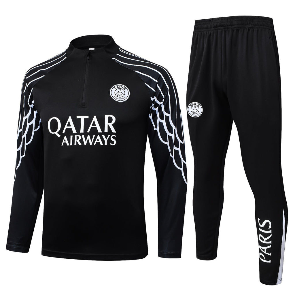 2025-26 Paris Black Training suit Adults Or Children