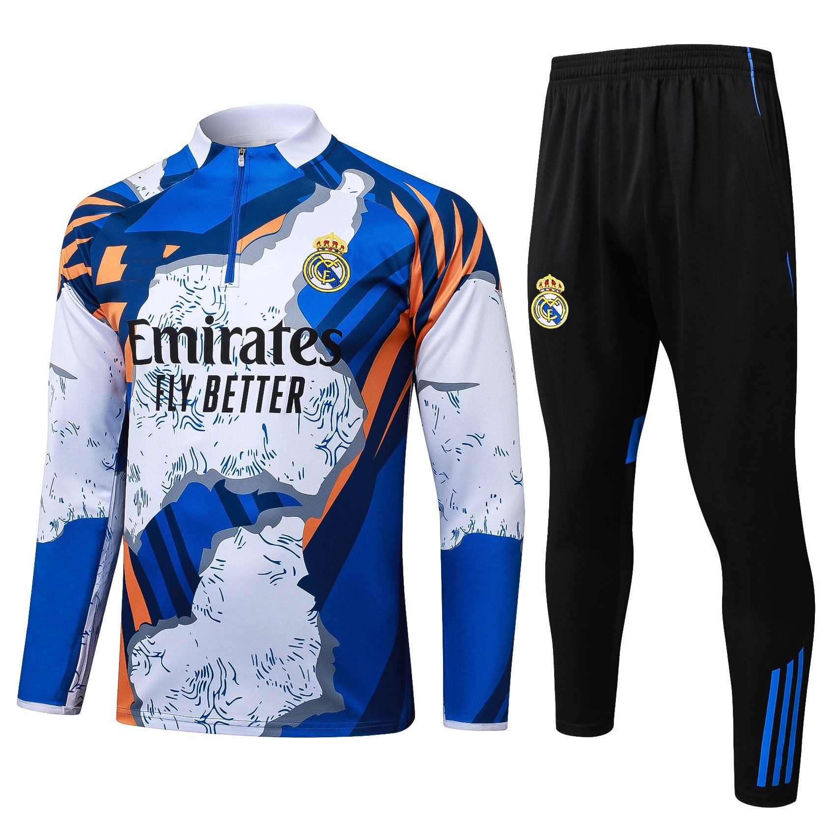 2025-26 Real Madrid Camouflage Inkjet Training Suit S-2XL