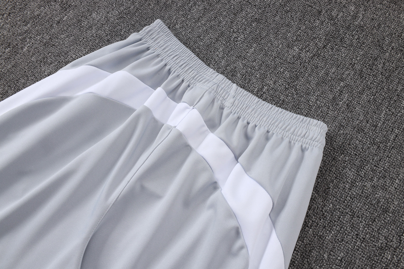 2025-26 Real Madrid Long zipper off-white gray training suit S-2XL