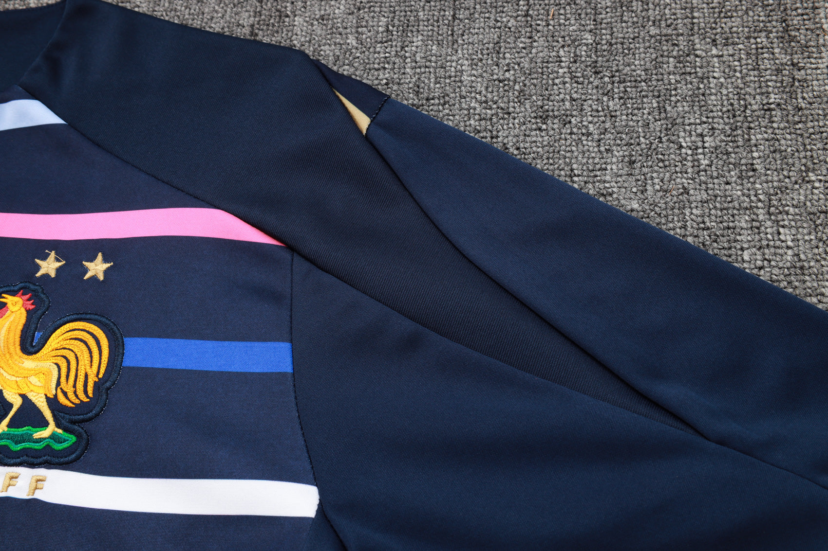 2024-25 French royal blue striped training suit S-2XL