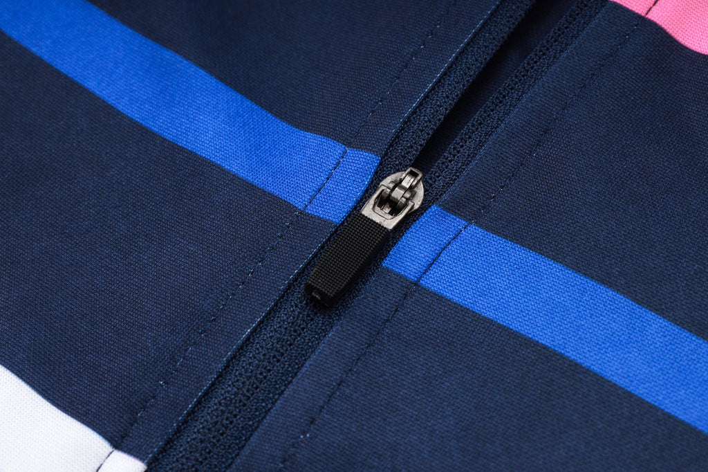 2024-25 French royal blue striped training suit S-2XL