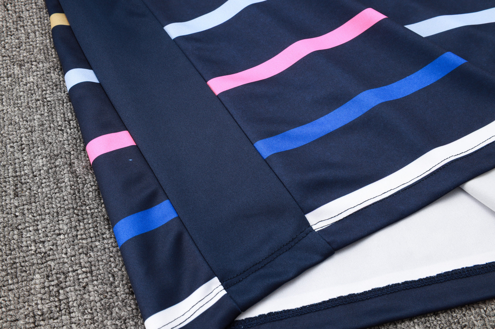 2024-25 French royal blue striped training suit S-2XL