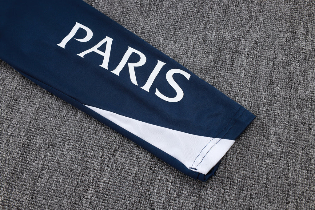 2025-26 Paris Blue-White Training suit Adults Or Children