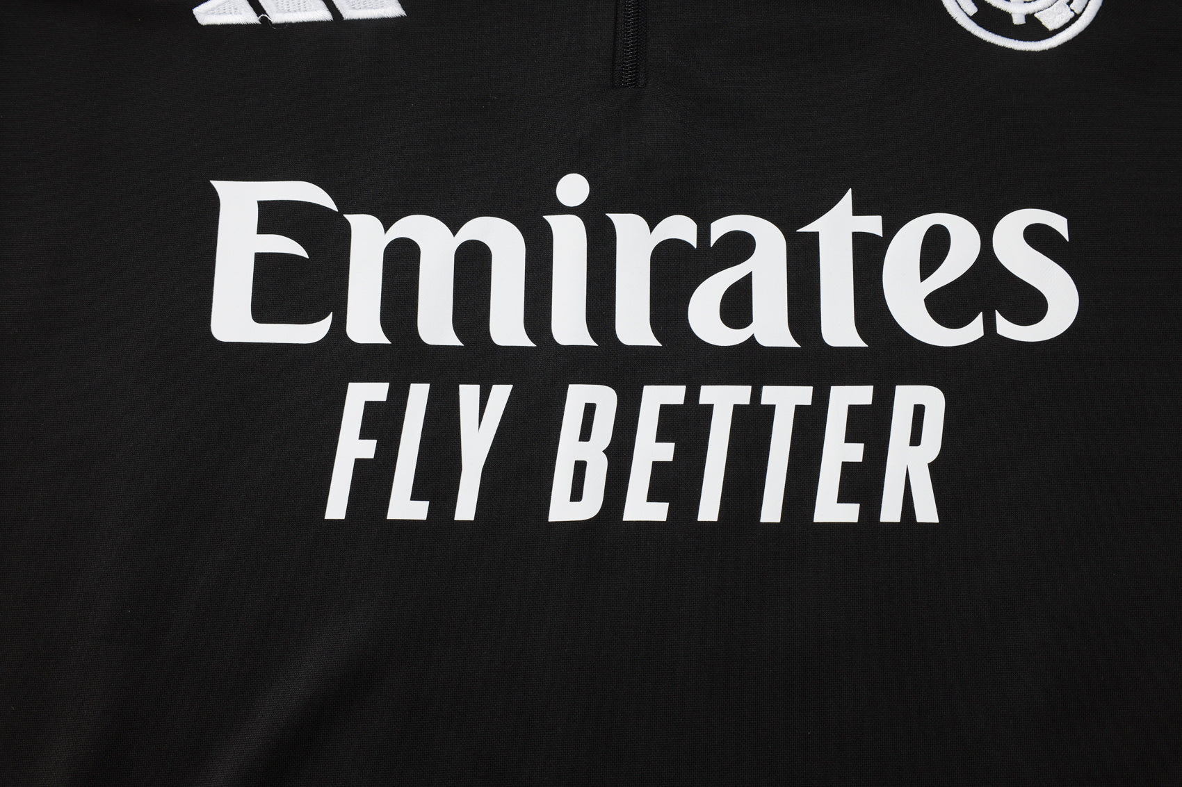 2025-26 Real Madrid Black training suit（White text)  Adults Or Children