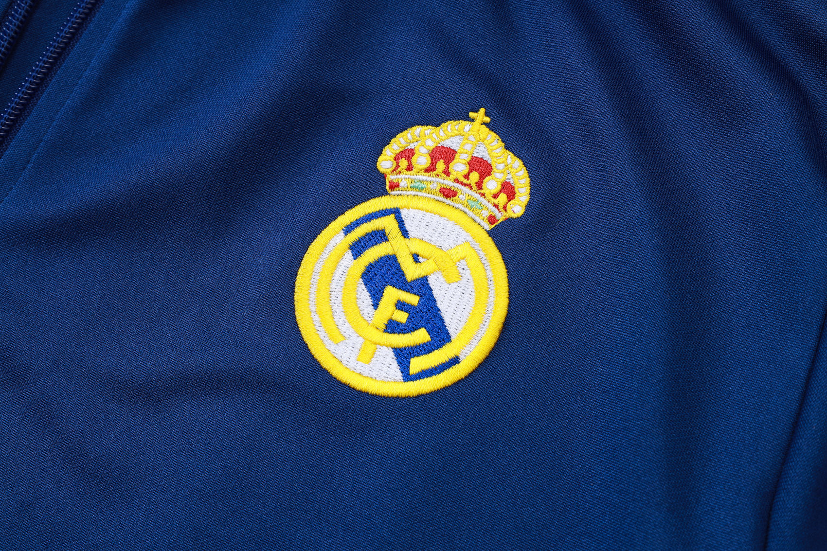 2025-26 Real Madrid Long zipper Royal Blue training suit S-2XL