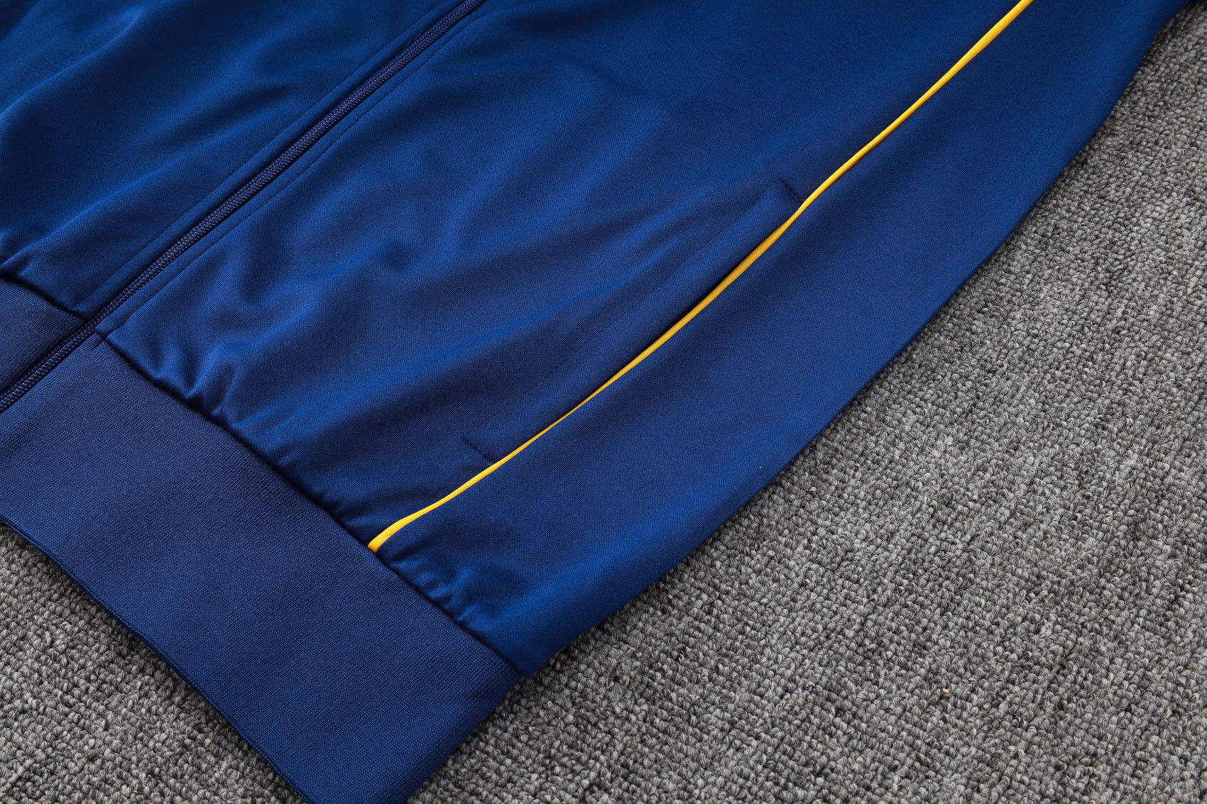 2025-26 Real Madrid Long zipper Royal Blue training suit S-2XL